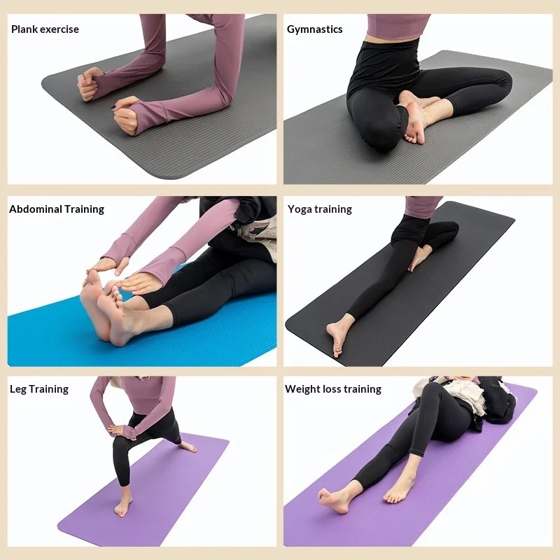 Pilates Yoga Home - Matras Yoga Anti Selip Ekstra Tebal