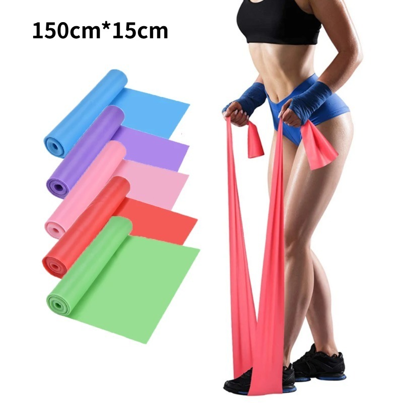 Pilates Yoga Home - Pita Latihan Lateks Alami, Pita Elastis
