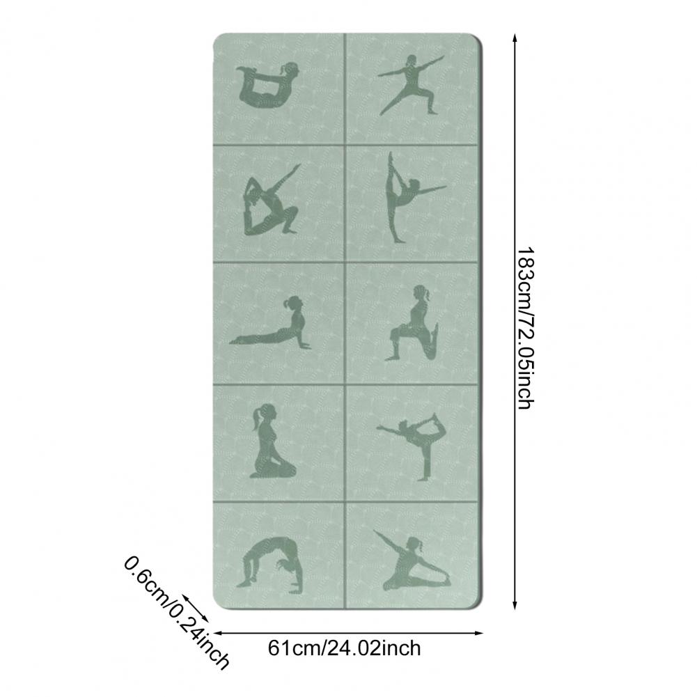 Pilates Yoga Mat Workout - Matras Yoga Lipat Ekstra Portabel untuk