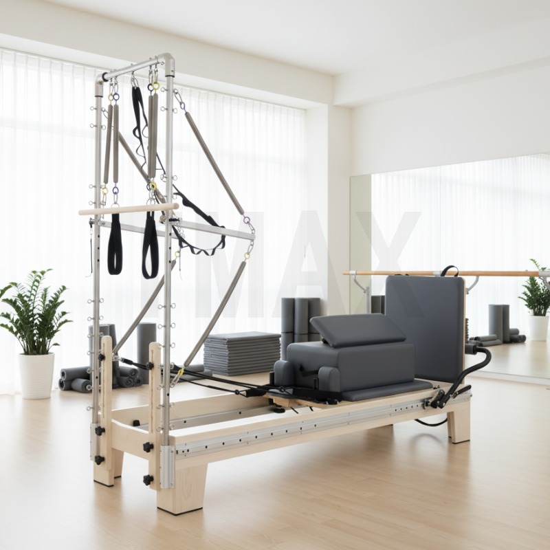 Pilates Yoga Home - YTYIN Tmax Reformer Pilates Kayu Maple