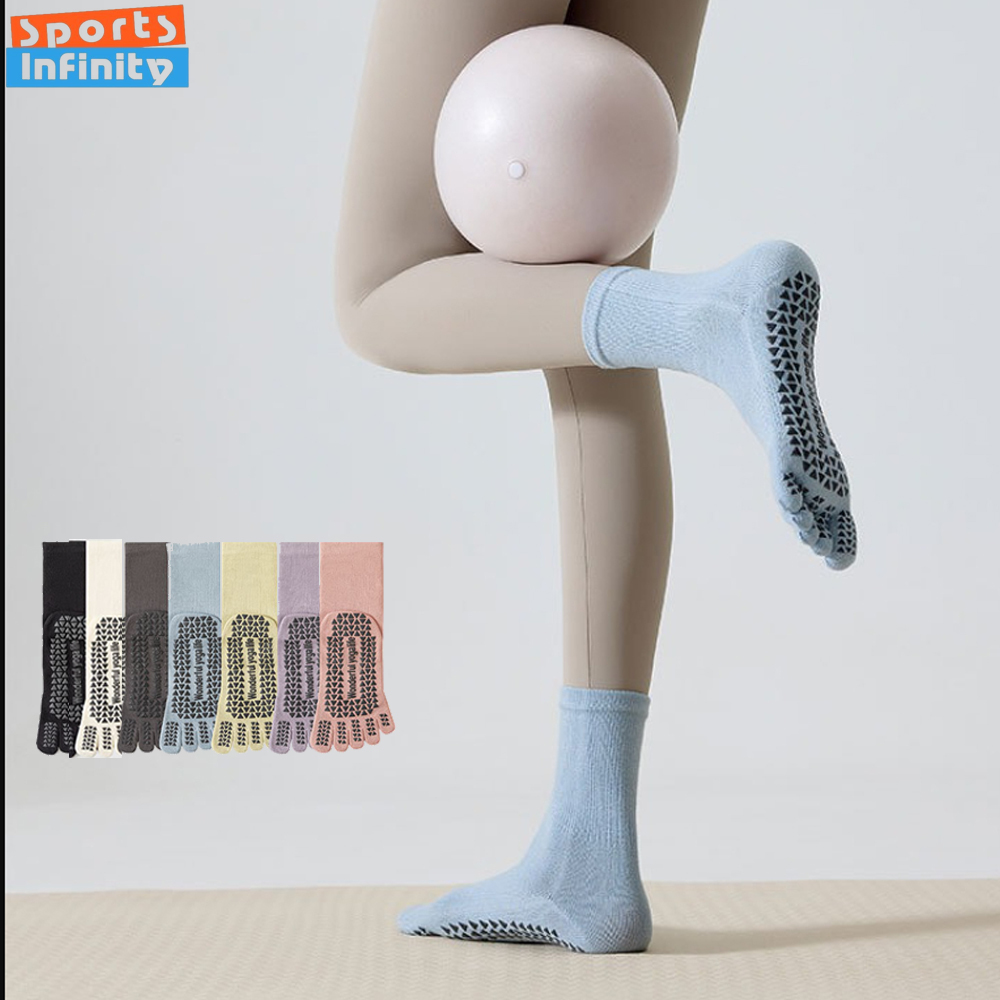 Youtube Yoga Pilates - Kaos Kaki Yoga Lima Jari Anti