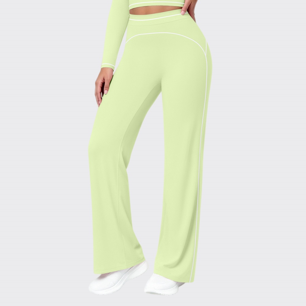 Pilates Yoga Fit - Celana Wanita Model High Waist Flared,