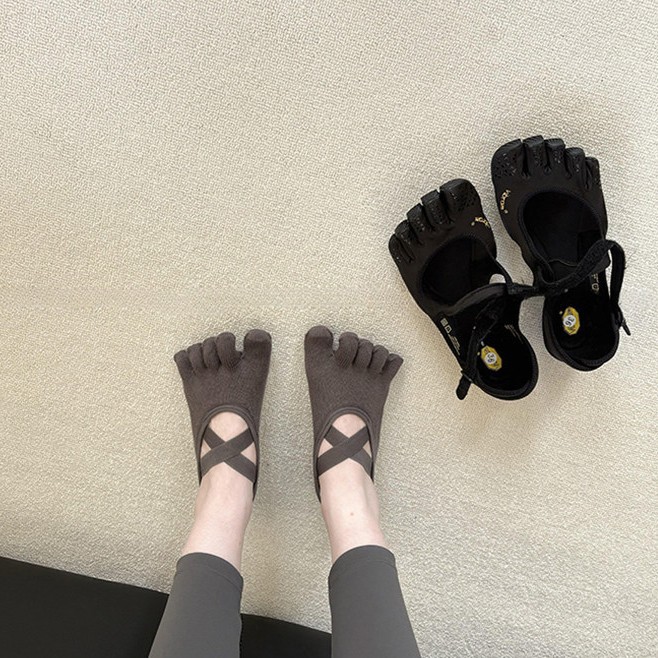 Pilates Yoga Home - Kaos Kaki Yoga Wanita dengan Tali
