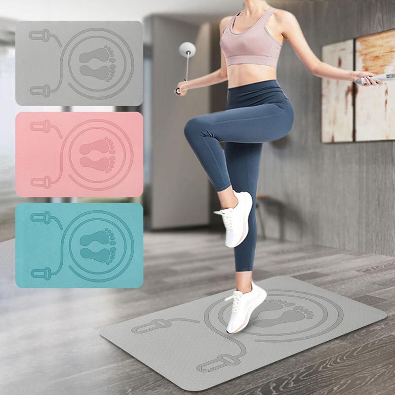 Pilates Yoga Mat Workout - Matras Lompat Tali 6mm Bahan TPE