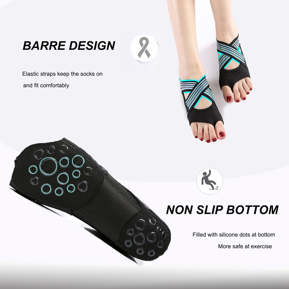 1 Pasang Kaus Kaki Wanita Anti - Pilates Yoga Fit ulasan dan harga