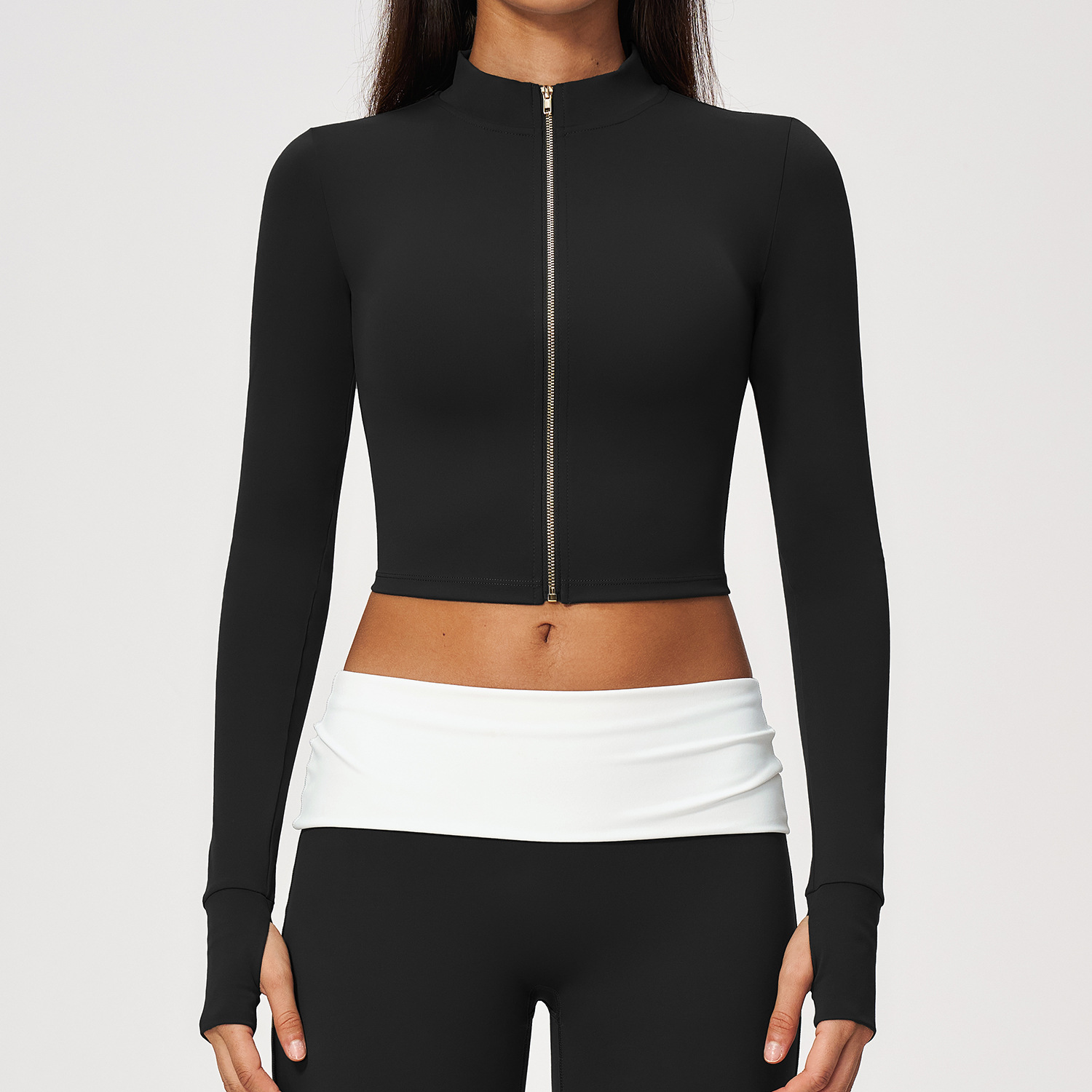 Jaket Yoga Lengan Panjang Clou - Pilates Yoga Fit ulasan dan harga