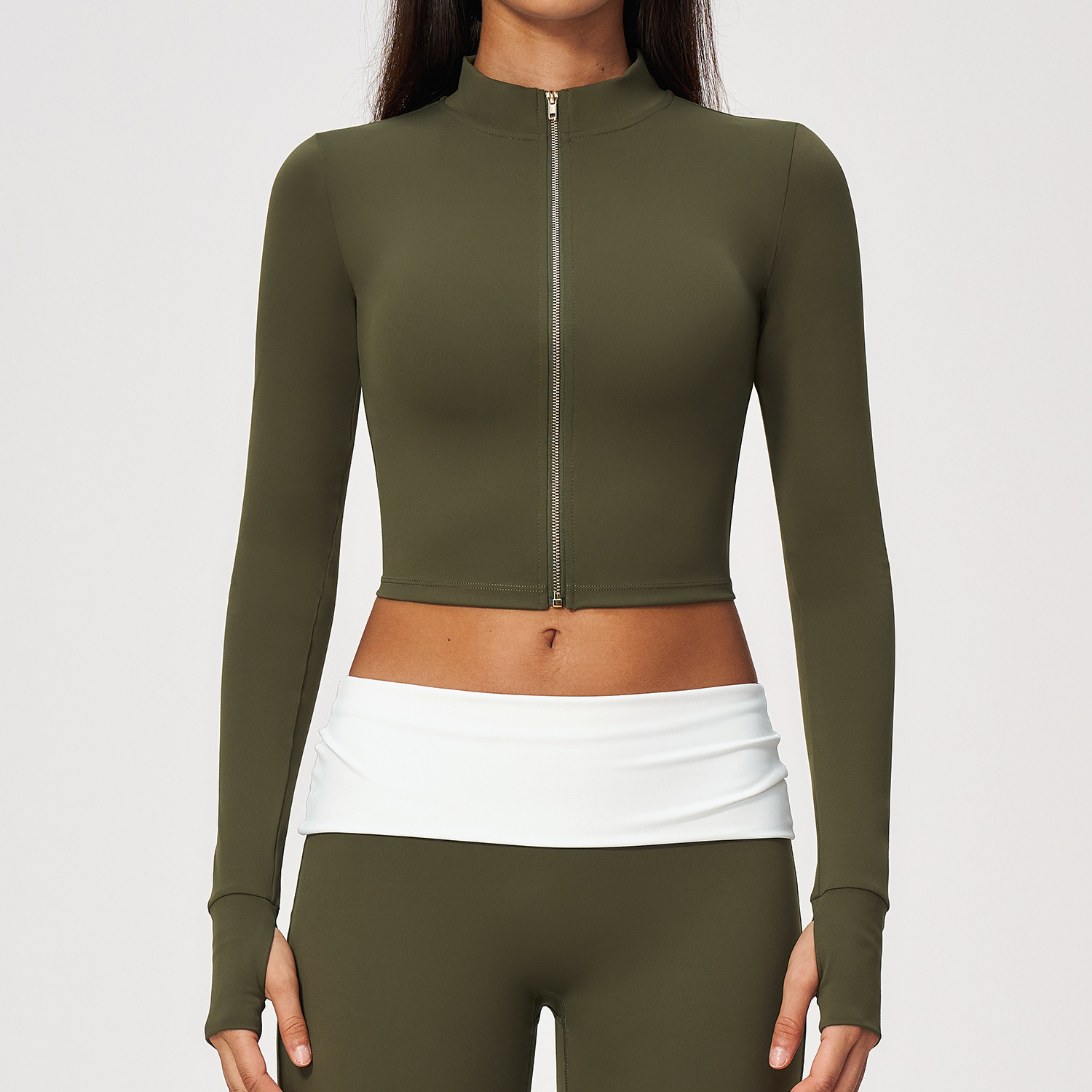 Jaket Yoga Lengan Panjang Clou - Pilates Yoga Fit ulasan dan harga