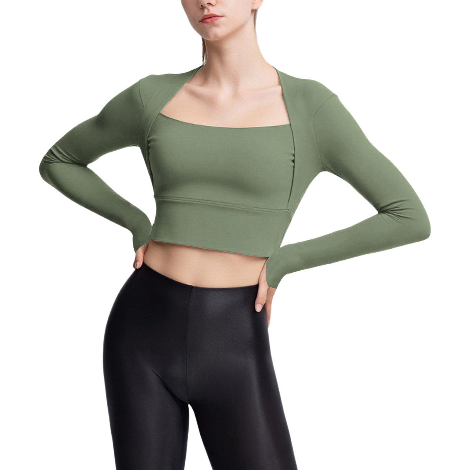 Kaos Olahraga Wanita Lengan Pa - Pilates Yoga Fit ulasan dan harga