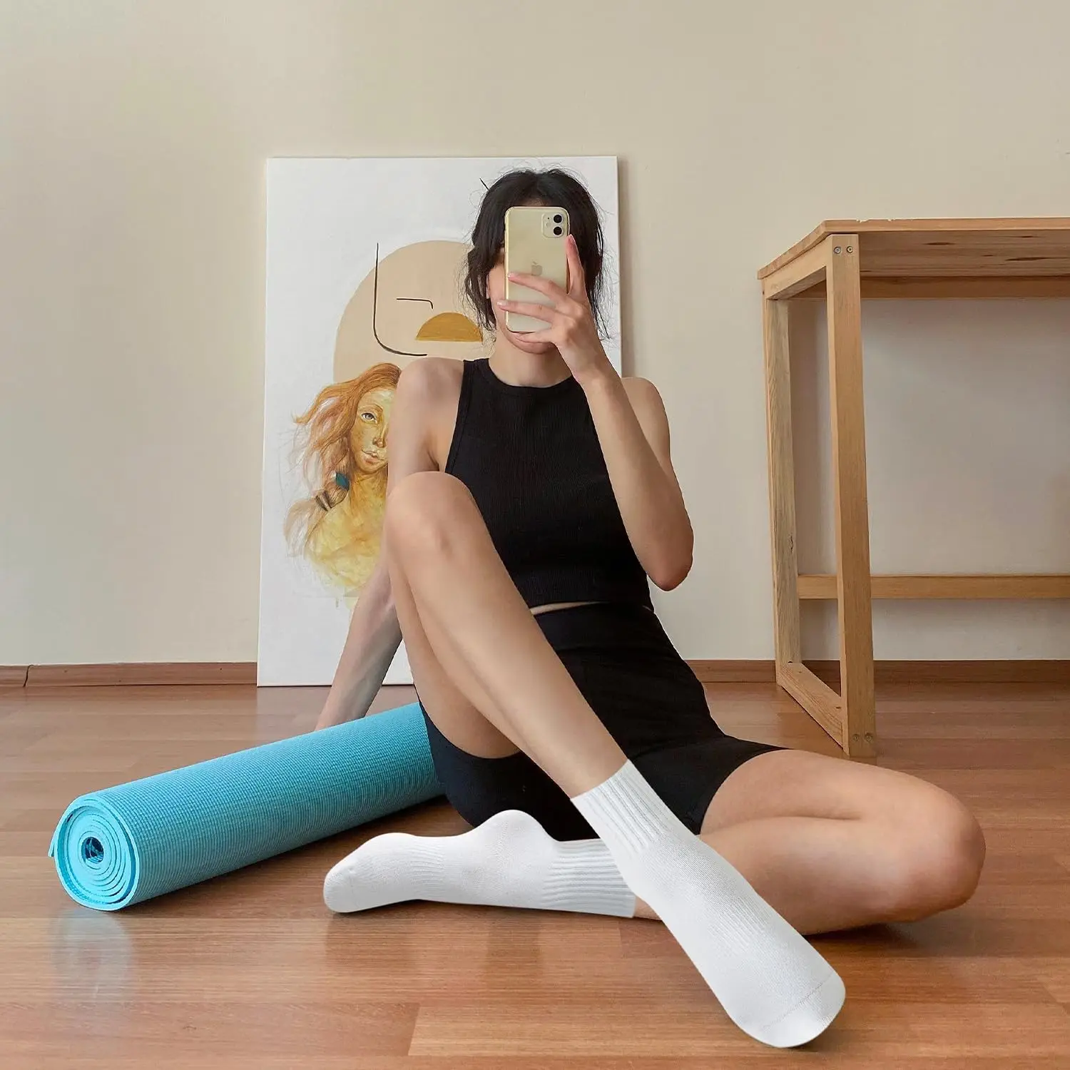 4 pasang kaus kaki yoga wanita - Pilates & Yoga En Talavera Raquel Díaz ulasan dan harga