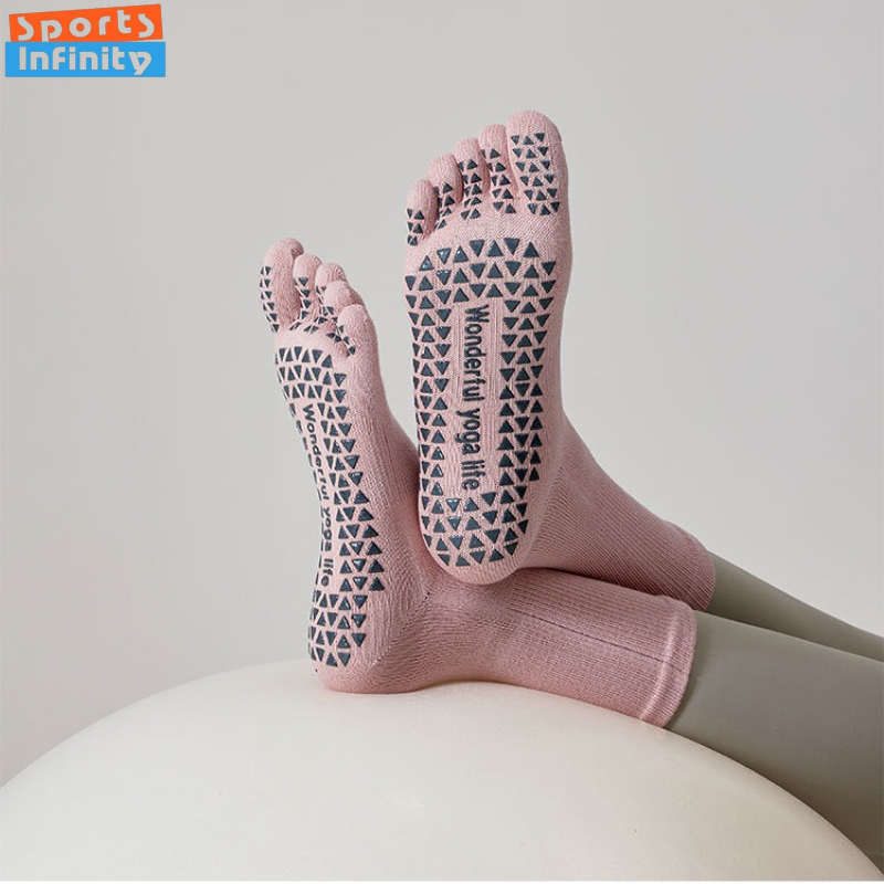 Kaos Kaki Yoga Lima Jari Anti  - Youtube Yoga Pilates ulasan dan harga