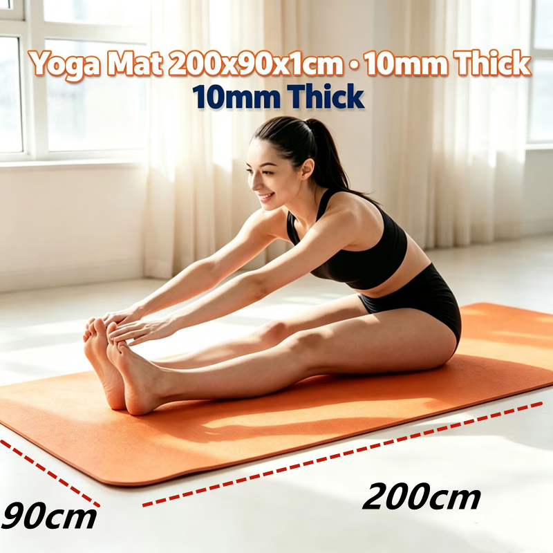 Matras Yoga 200*90cm Matras Ke - Pilates Yoga Mat Workout ulasan dan harga